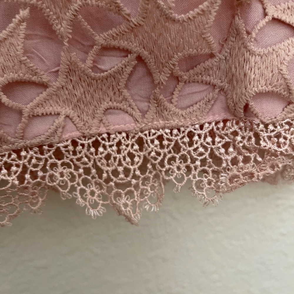 Aperol Sunset Cut Out Lace Mini Dress size M - Picture 13 of 13